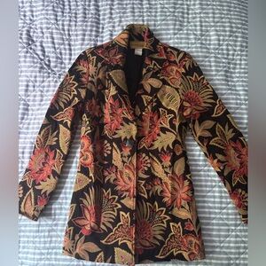 Painted Pony Floral Patterned Women's Coat